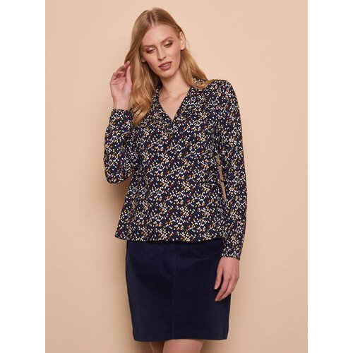 Tranquillo Dark blue patterned blouse - Women Slike