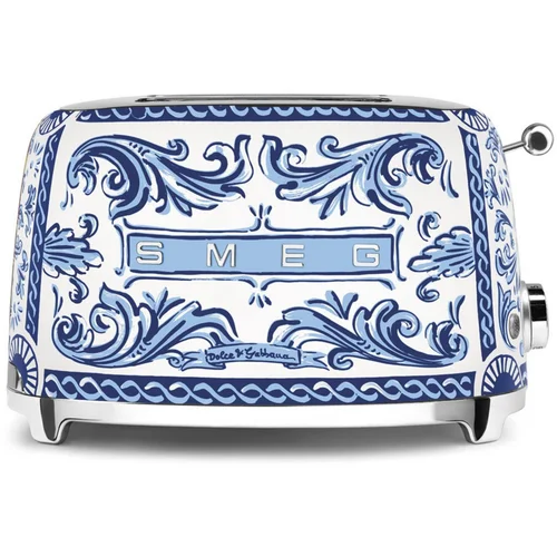 Smeg TSF01DGBEU 2-Sljitski toster Dolce & Gabbana Blu Mediterraneo