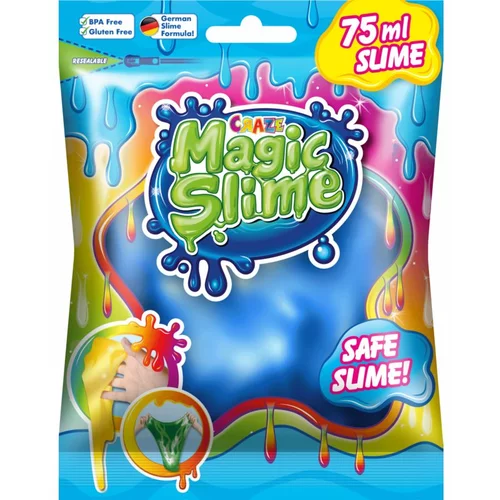 Craze Magic Slime barvna sluz Blue 75 ml
