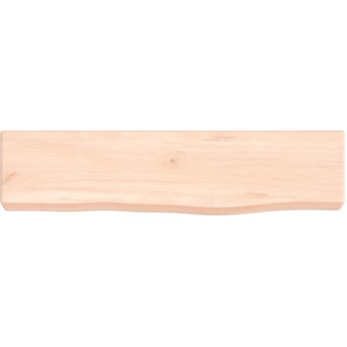  Zidna polica 40 x 10 x 4 cm od neobrađene masivne hrastovine Slike