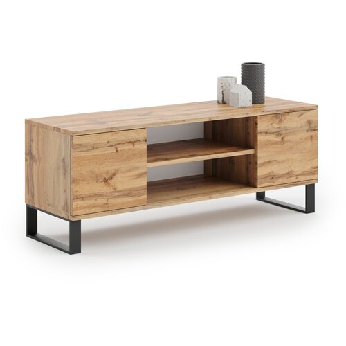 Kobi Furniture TV omarica Focus, stil loft, zlati craft hrast, (20625982) Cene