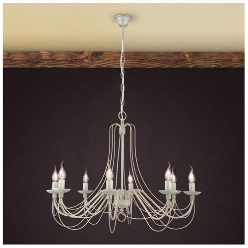 Orion LU 1531/8 - Luster na lancu VELA 8xE14/40W/230V prečnik 80 cm bela/zlatna/patina Cene