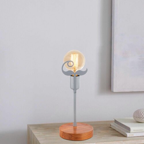 Opviq Beami - MR - 1018 WalnutSilver Table Lamp Slike