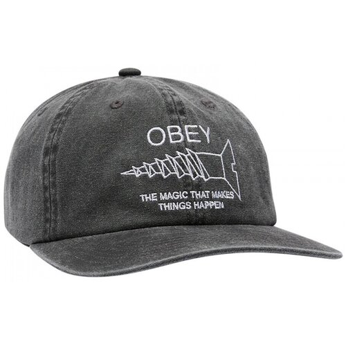Obey Kape s &amp;scaron;iltom Pigment things happen strapbk Črna Slike