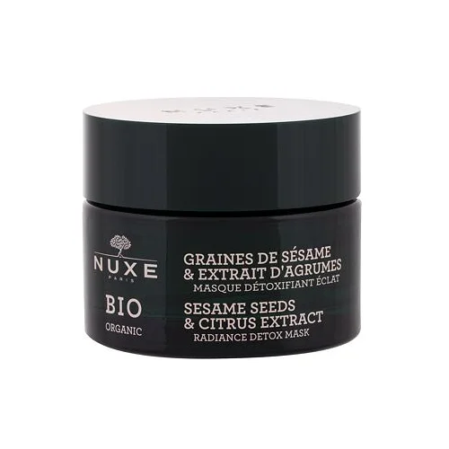 Nuxe Bio Organic Sesame Seeds & Citrus Extract Radiance Detox Mask maska za posvjetljivanje i detoksikaciju kože 50 ml