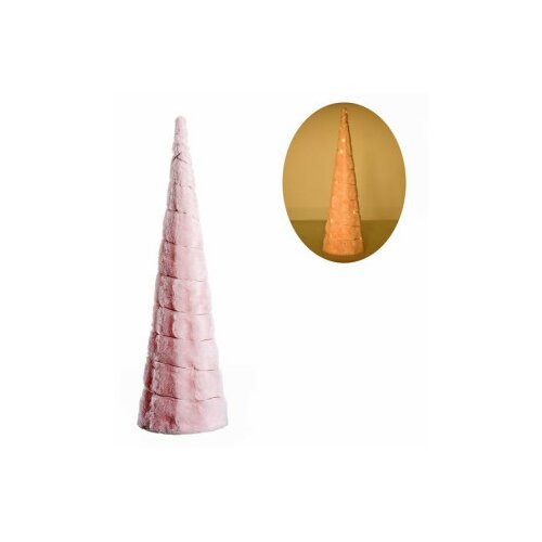 Plush cone, jelka, plišana, roze, 80cm ( 761031 ) Slike