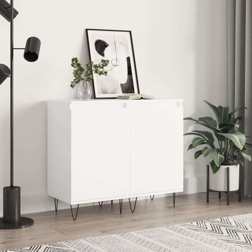vidaXL Komoda 2 kosa bela 40x35x70 cm inženirski les Cene