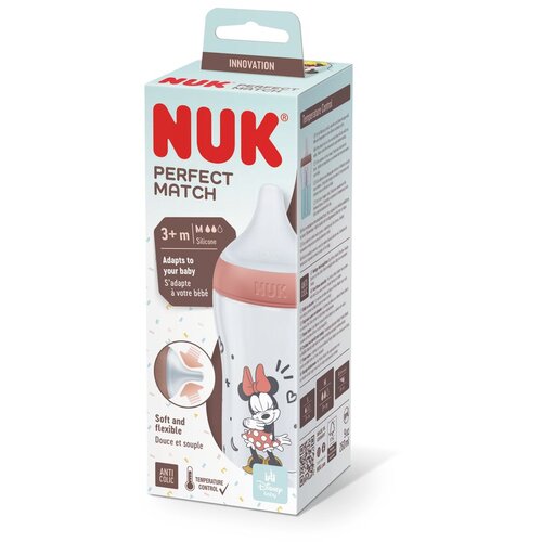 Nuk steklenička plastična Perfect Match Mickey 260ml multicolor Cene