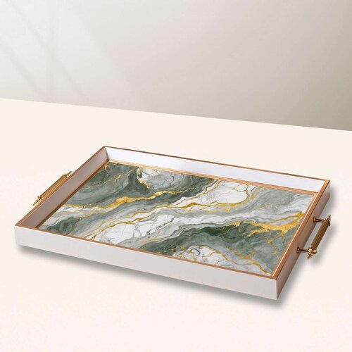 Aberto Design Poslužavnik TPB10015 50 x 29 x 3.5 cm, Šareni Cene