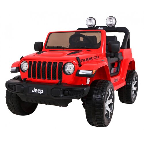  Licencirani auto na akumulator Jeep Wrangler Rubicon 4x4 - crveni Slike