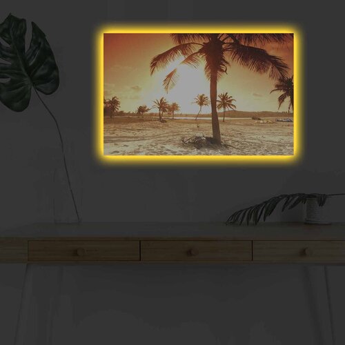 Wallity Slika sa LED osvetljenjem 4570DHDACT-050, 45x70 cm Cene