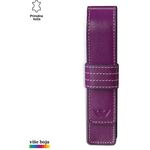 PRINC LEATHER Futrola za jednu olovku &Scaron;tep, Ljubičasta Cene