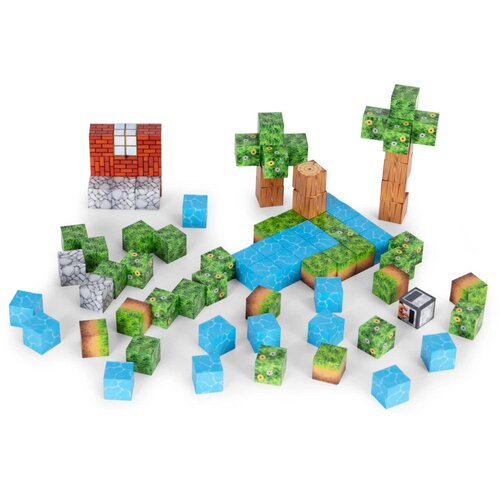  Magnetni set građevinske kocke Priroda - 88 dijelova Slike