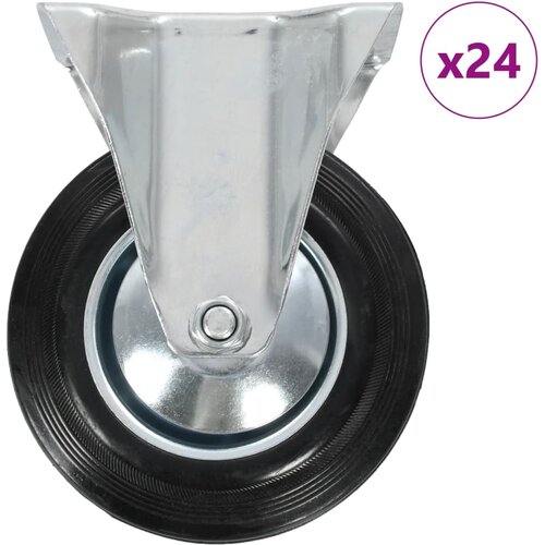 Fiksni kotačići 24 kom 160 mm Slike