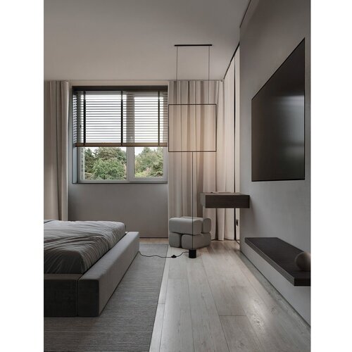 Nova Luce Mat crna metalna LED stojeća svjetiljka (visina 392 cm) Dahlia &amp;ndash; Slike