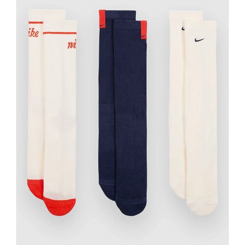 Nike Ed Pl Csh Crew 3P 144 WGFX Nogavice sail / midnight navy / picant Slike