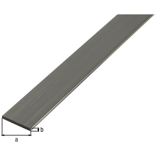 Alberts BA profil (Š x D: 60 x 1.000 mm, Aluminij, Srebrne boje, Debljina: 3 mm) Cijene
