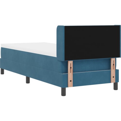 Box Spring Krevet s Madracem Tamnoplavi 80x200 cm Bar&amp;scaron;un Slike