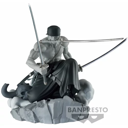 Bandai Banpresto - enodelna akcijska figurica Roronoa Zoro, dioramatična (The Tones), 15 cm, (20838287)