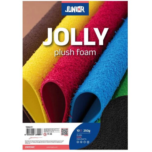 Junior Foamy Plush, eva pena pli&scaron;, A4, 10K - odaberite nijansu Cene