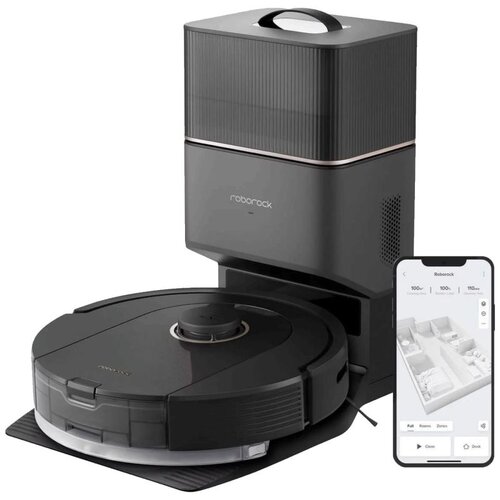 Roborock Robot usisavač sa stanicom za pražnjenje, 5200 mAh, WiFi - Q5 Pro+ Black Cijene