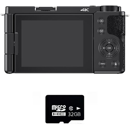 INF Digitalni fotoaparat W11 12x zoom, 4K video, 64MP, 270&deg; zaslon Black, (5000324307) Cene