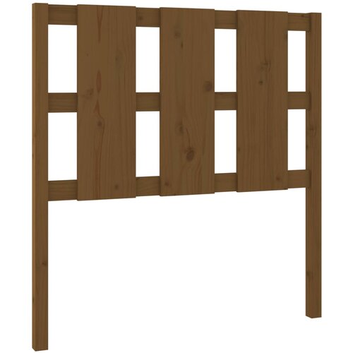 Maison Chic posteljno vzglavje - vzglavna omarica - nočna omarica medeno rjavo 95,5x4x100 cm trdna borovina, (21707368) Cene