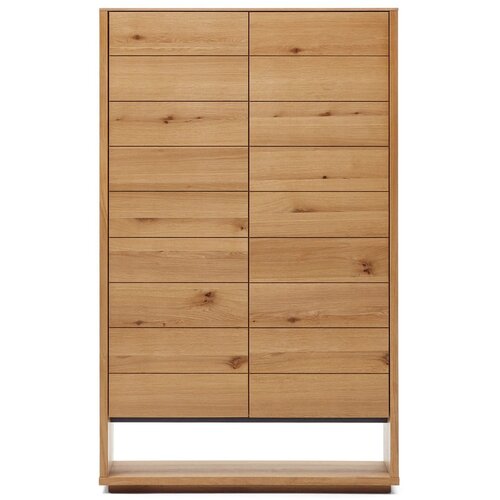 Kave Home Ormarić u dekoru hrasta u prirodnoj boji 100x163,5 cm Alguema – Cijene