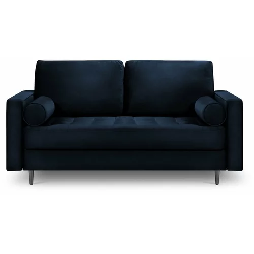 Milo Casa plava baršunasta sofa Santo, 174 cm