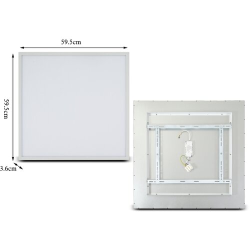  Brilagi - LED plafonsko svetlo SLIMFRAME LED/58W/230V 60x60 cm belo Slike
