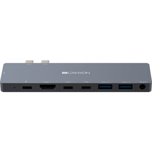 Canyon DS-8 Multiport Docking Station with 8 port, 1*Type C PD100W+2*Type C data+2*HDMI+2*USB3.0+1*Audio.... Cijene