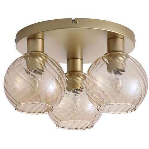 Searchlight 44521CP - plafonsko svetlo radiance 3xE27/60W/230V, prečnik 37,5 cm, zlatno Cene