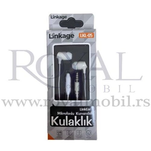  linkage slu&amp;scaron;alice &amp;quot;kulaklik&amp;quot; LKL-05 3.5mm bela Slike