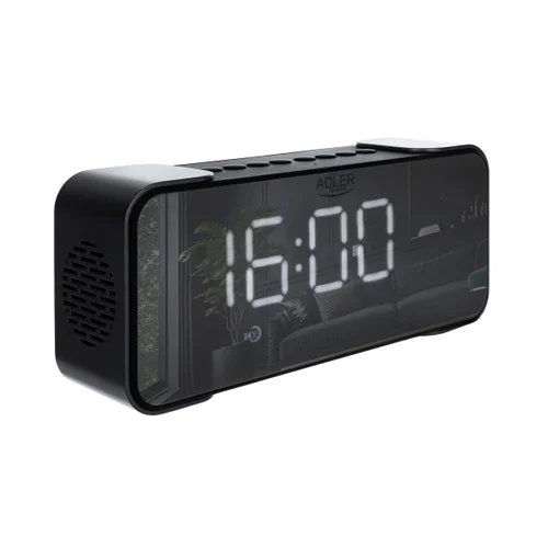 Adler AD1190 Copper Wireless Alarm Clock with Radio