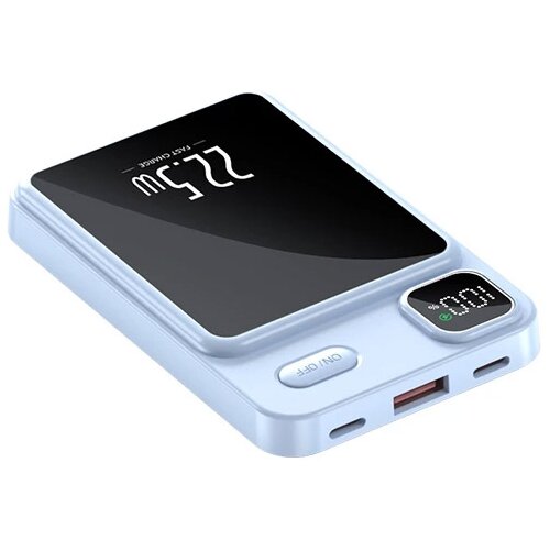  Power bank Mag Charger 22/5W Digital Display 10.000 mAh svetlo plavi Cene