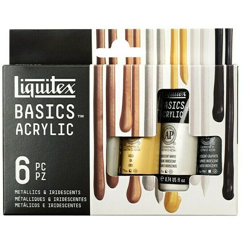 LIQUITEX Set akrilnih barv Winsor & Newton Cotman (metalik, 6 tub, 22 ml) Cene