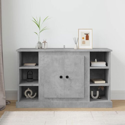 The Living Store Komoda betonsko siva 100x35,5x60 cm inženirski les - Komoda, (21661827) Slike