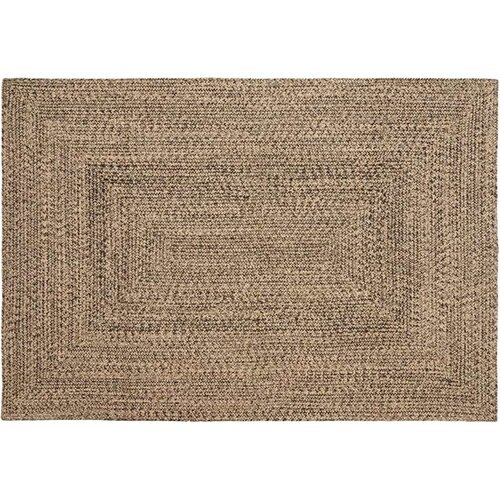  Tepisi za područja Prirodna i crna 120 x 170 cm Juta Cijene