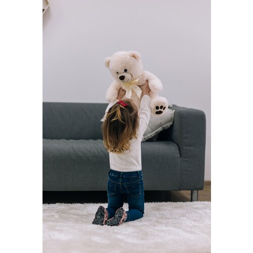 Free 2 Play pli&amp;scaron; medo Cuddly bijeli, 38 cm Slike