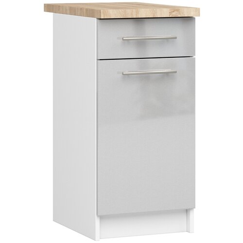 AKORD OLIWIA S40 SZ1 Kabinet + BELA / METALNI GLEDA, (21713677) Cene
