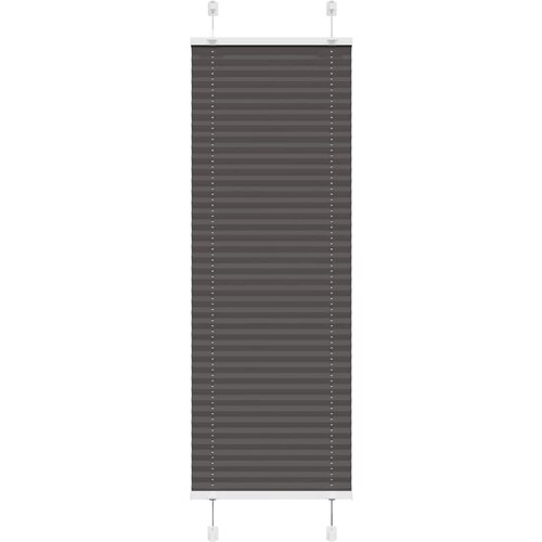 vidaXL plisirana žaluzija črna 40x100 cm širina tkanine 39,4 cm Cene