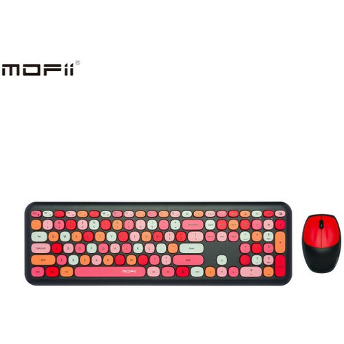 MOFII Bežična tastatura i miš WL Retro crna Cene