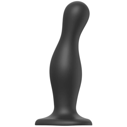 Strap-On-Me Curvy L - valoviti, strap-on dildo (crni) Slike