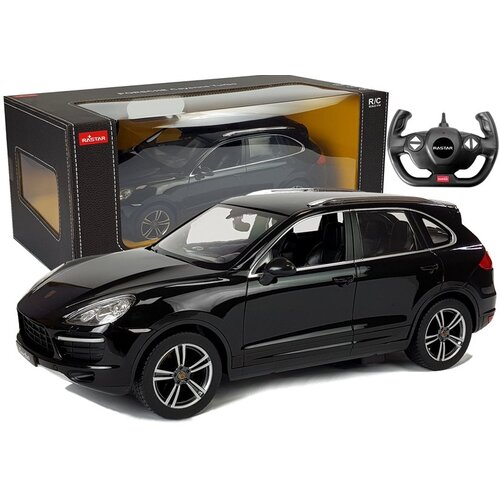  Auto na daljinsko upravljanje Porsche Cayenne Turbo Rastar 1:14- crni Slike