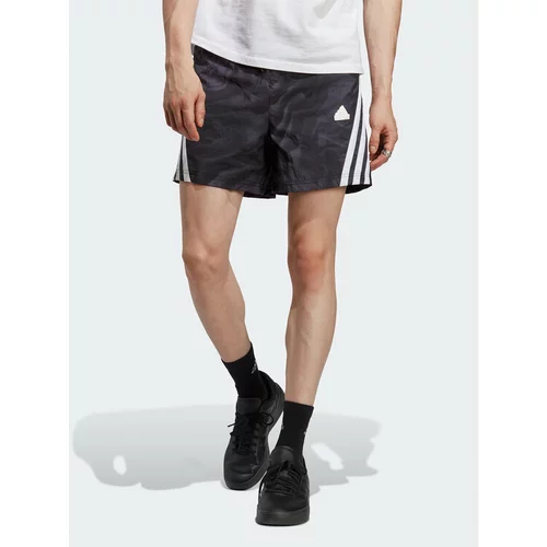 Adidas Športne kratke hlače Future Icons Allover Print Shorts IC8252 Črna Regular Fit