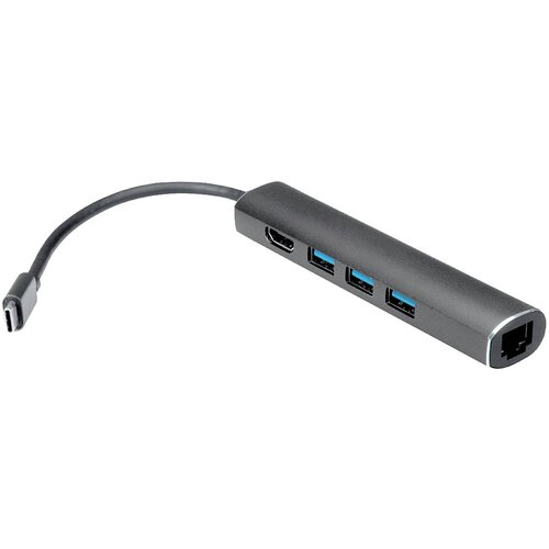 Value USB priključna postaja tipa C\, HDMI 4K\, 3x USB tipa A\, Gigabit Ethernet\, siva USB 2.0 adapter 12.99.1043, (20428569) Cene