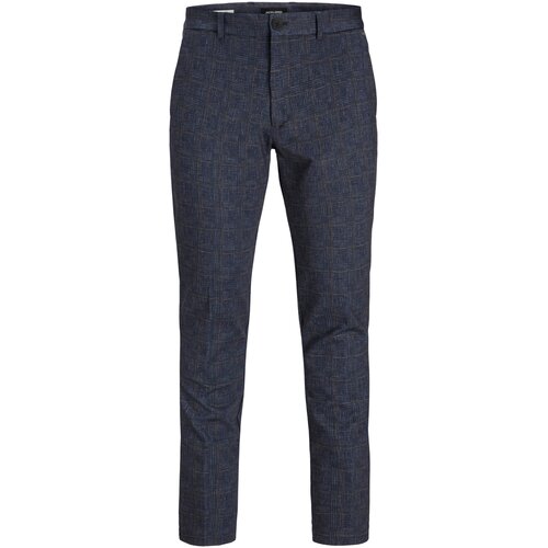 Jack &amp;amp; Jones Chino hlače &amp;#039;MARCO&amp;#039; mornarska / temno rjava Slike