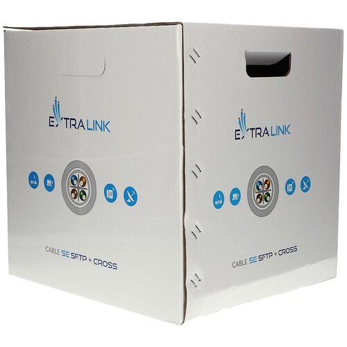 Extralink CAT5E SFTP OUTDOOR CABLE, ESD GW, KOTUR 305M Cene
