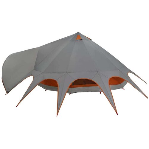  Teepee &amp;scaron;otor s streho Siva in oranžna 600 x 600 x 347 cm, (5000091134) Slike