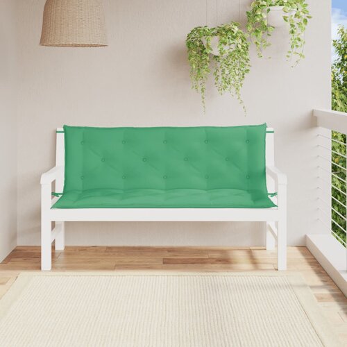  The Living Store Blazina za vrtno klop 2 kosa zelena 150x50x7cm oxford tkanina - Blazina Za Vrtno Klop, (21467203) Slike